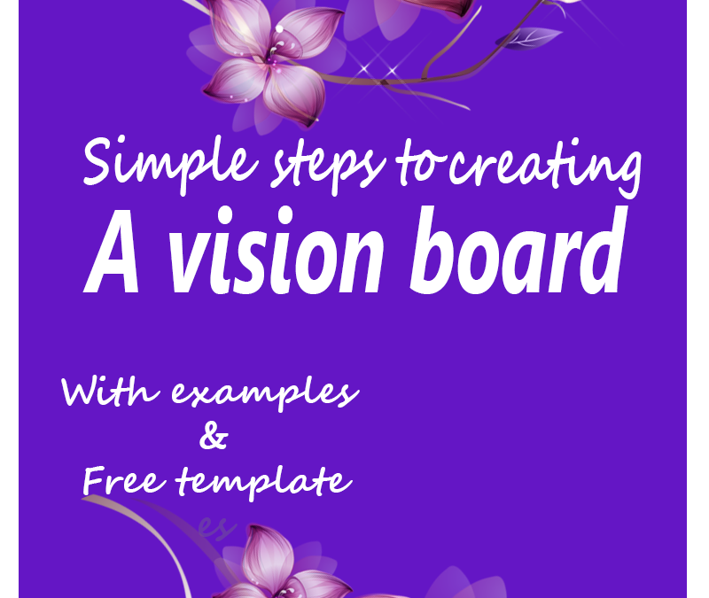 Tips for Creating a 2020 Vision Board with Examples and Free Template