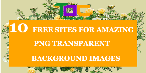 10 Free sites for amazing PNG transparent background images