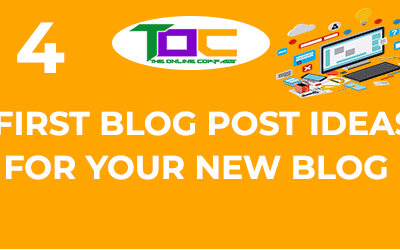 4 first blog post ideas for your new blog