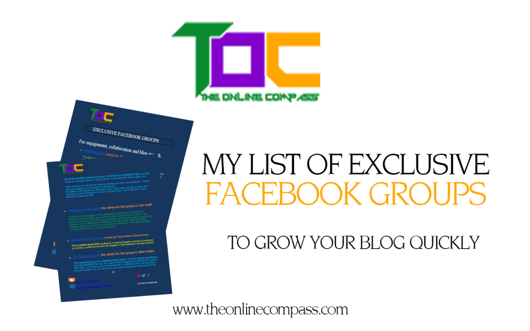 Exclusive Facebook groups to skyrocket your blog success
