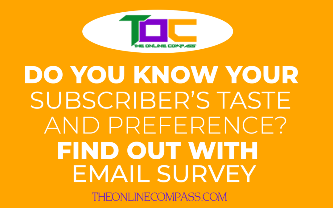 Email survey: How to get feedback from your subscribers