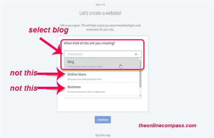 How to start a blog - best bluehost plan for a beginner blogger
