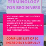Blogging for Beginners: 50 most important blogging vocabulary you can't do without 50 blogging vocabulary. A must have for beginner bloggers