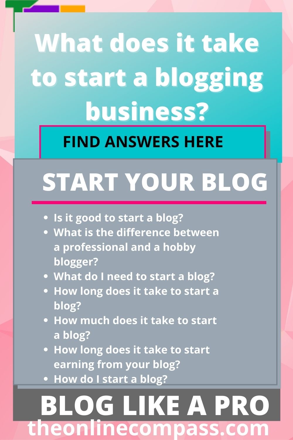 How to start a blogging business