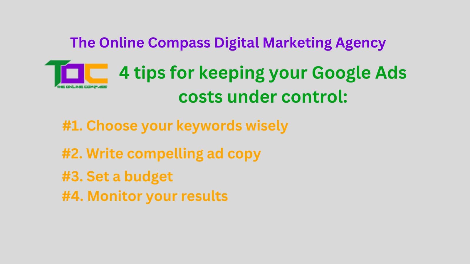 <br />
4 tips for keeping your Google Ads costs under control<br />
