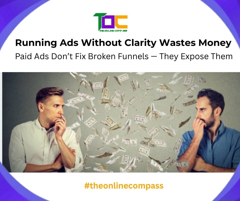 Lead generation strategy; Running ads without strategy = burning money